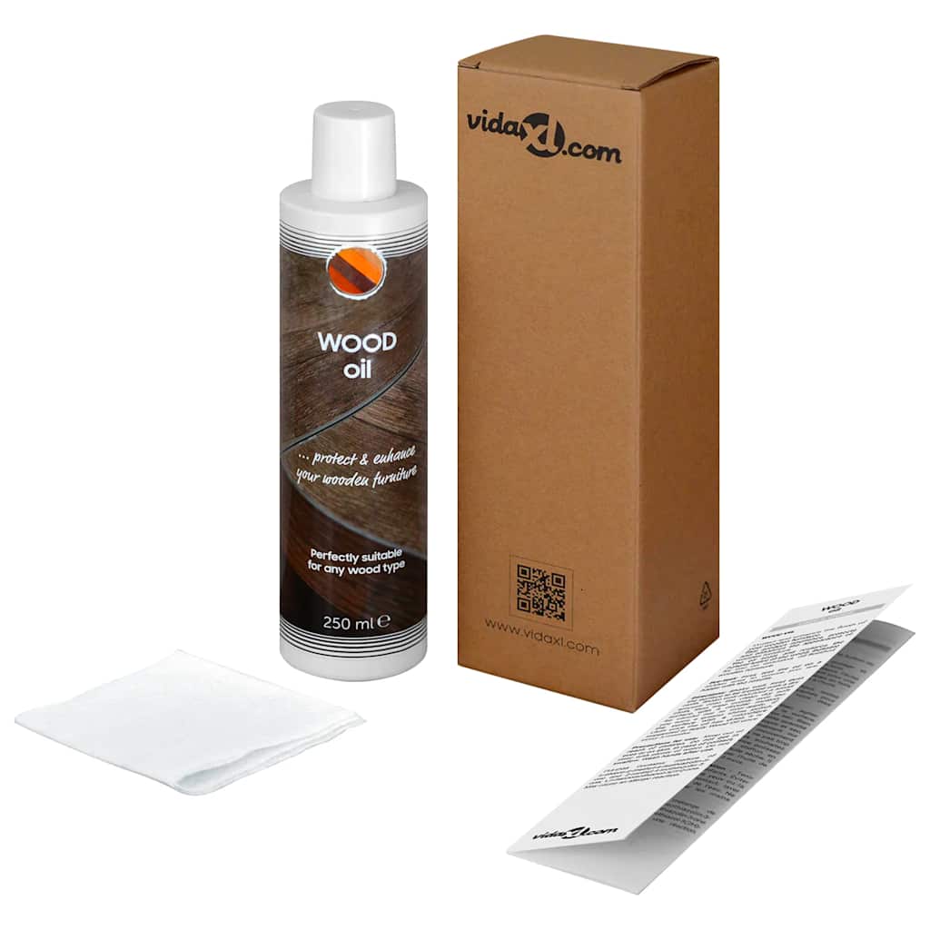 vidaXL Ulei pentru mobilier din lemn, 250 ml vidaXL Ulei pentru mobilier din lemn, 250 ml