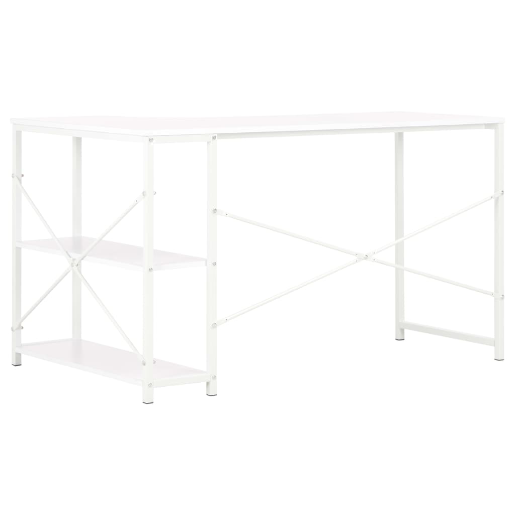 vidaXL Birou de calculator, alb, 120 x 72 x 70 cm