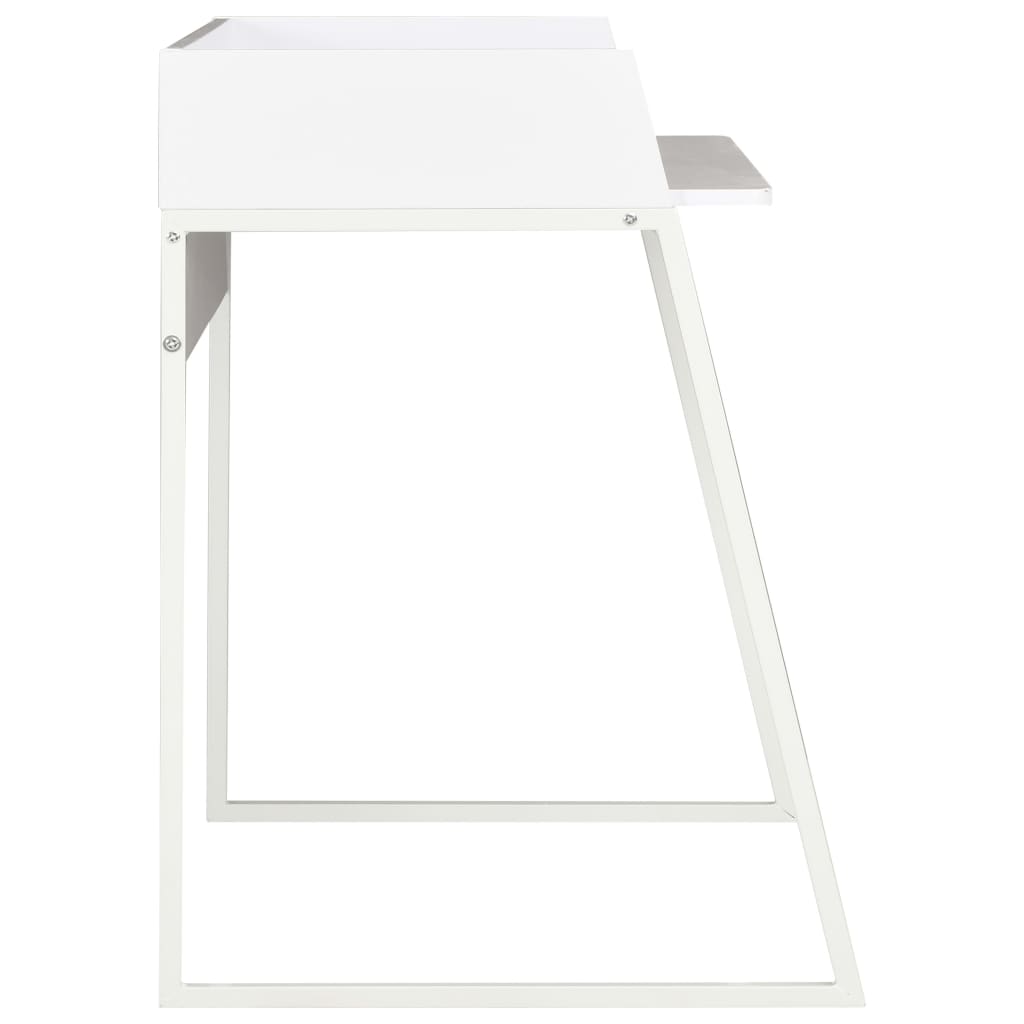vidaXL Birou, alb, 90 x 60 x 88 cm