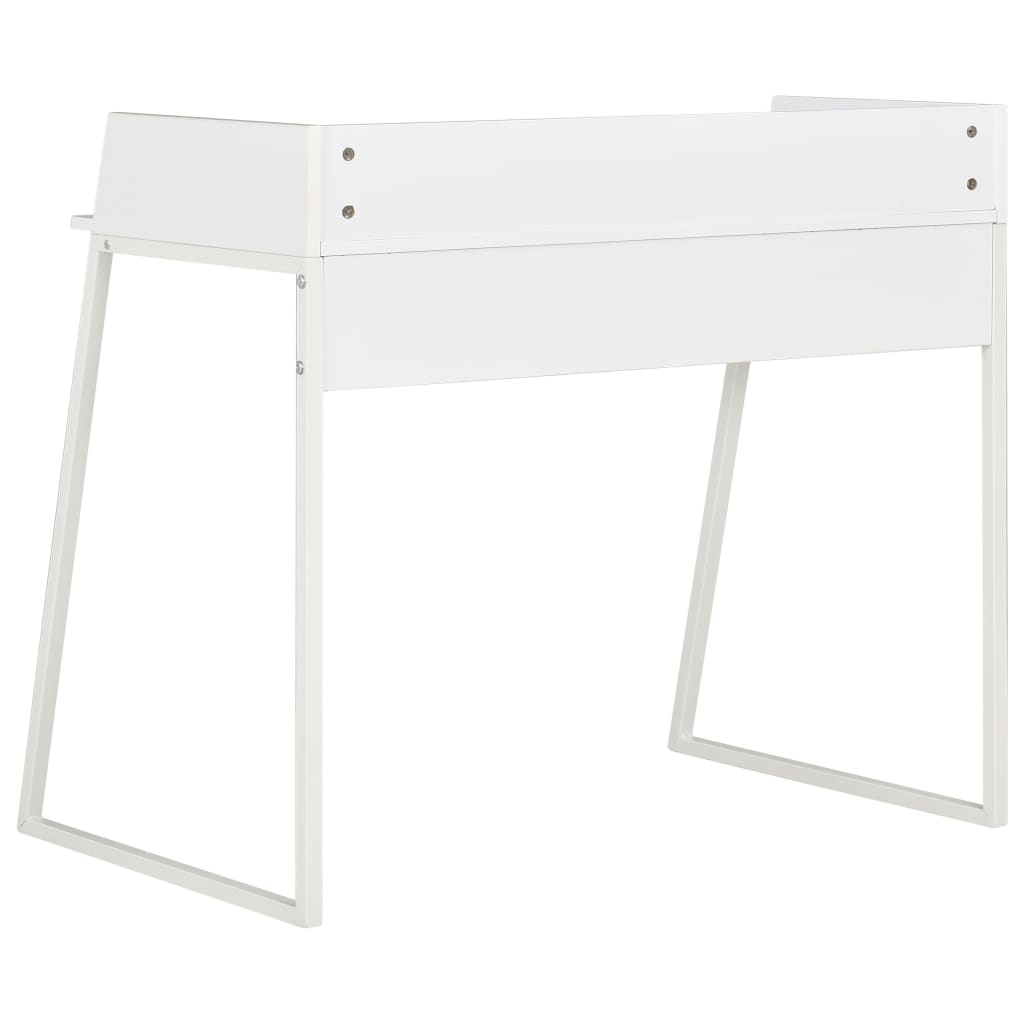 vidaXL Birou, alb, 90 x 60 x 88 cm