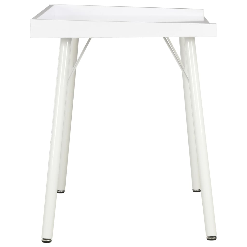 vidaXL Birou, alb, 90 x 50 x 79 cm