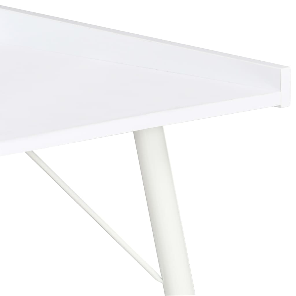 vidaXL Birou, alb, 90 x 50 x 79 cm