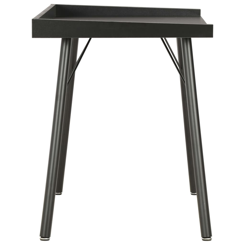 vidaXL Birou, negru, 90 x 50 x 79 cm