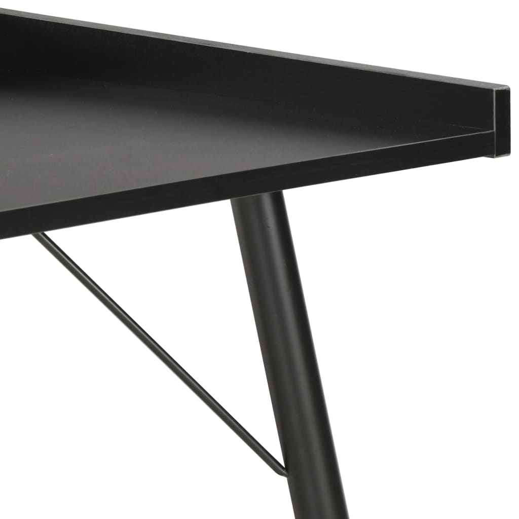vidaXL Birou, negru, 90 x 50 x 79 cm