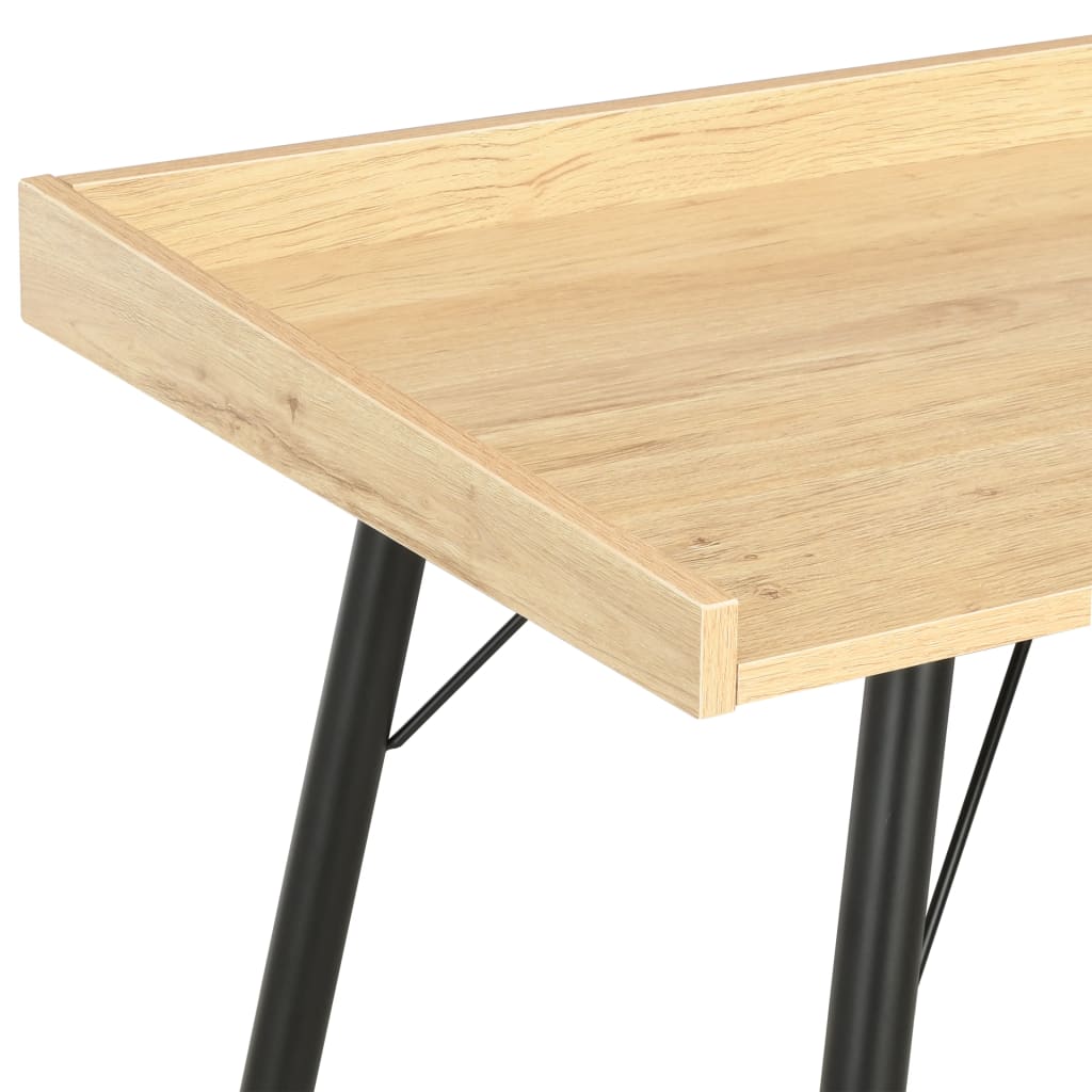 vidaXL Birou, culoarea stejarului, 90 x 50 x 79 cm