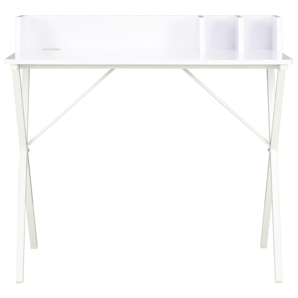 vidaXL Birou, alb, 80 x 50 x 84 cm vidaXL Birou, alb, 80 x 50 x 84 cm