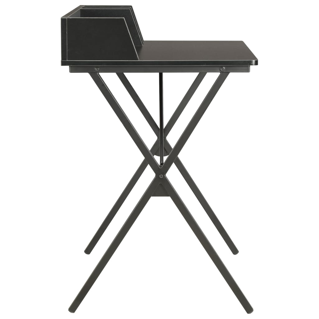 vidaXL Birou, negru, 80x50x84 cm