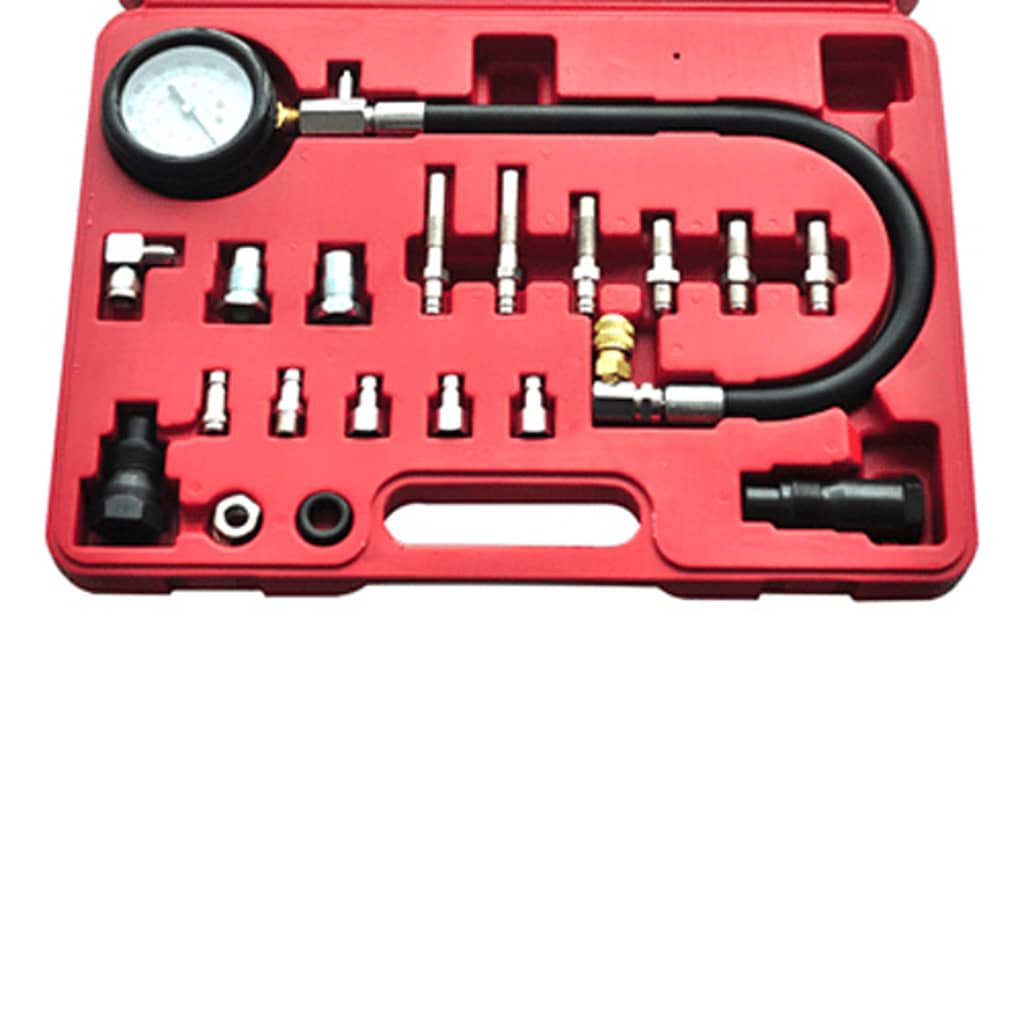 vidaXL Tester de compresie motor diesel, 20 piese vidaXL Tester de compresie motor diesel, 20 piese