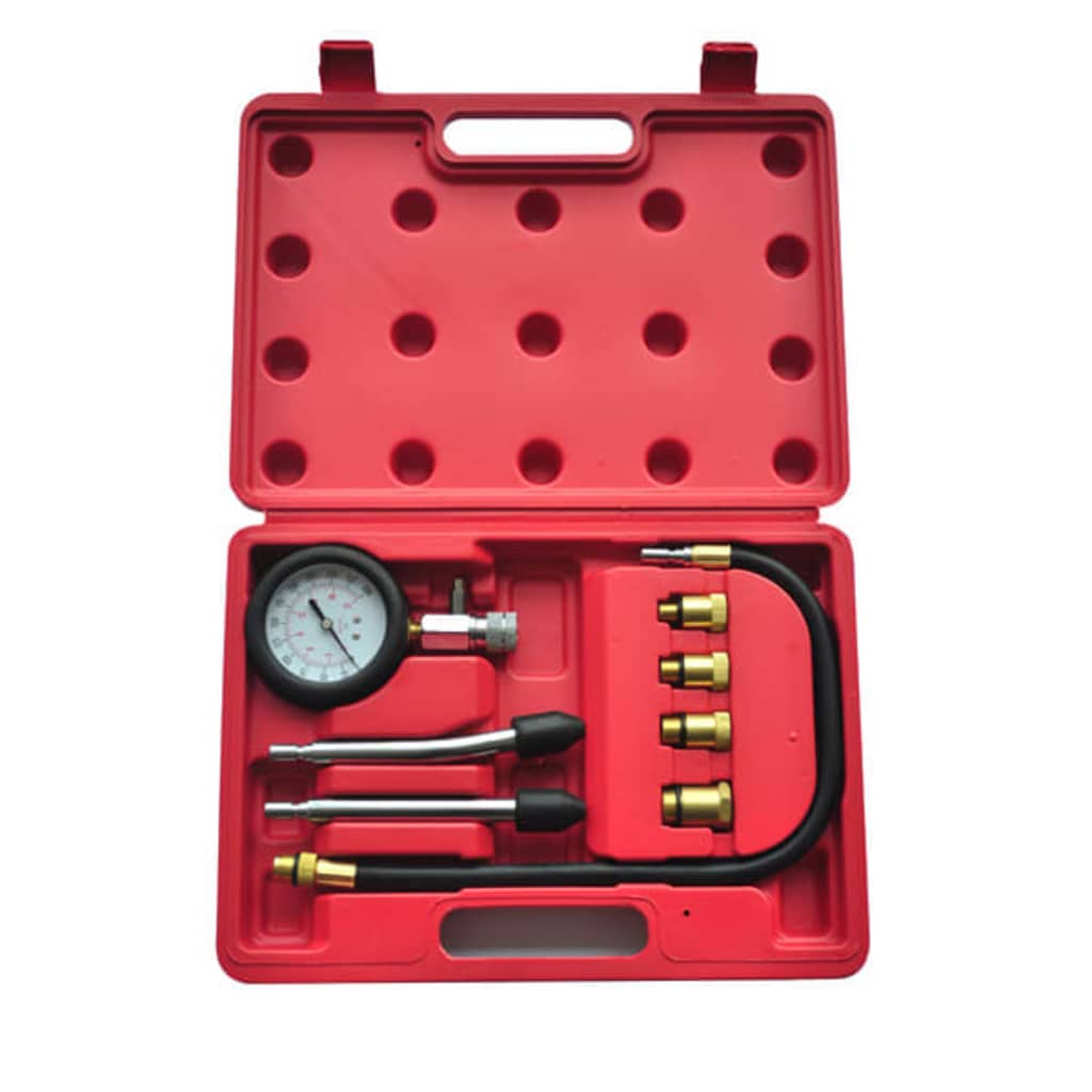 vidaXL Kit de testare a compresiei pentru motor pe benzină, 9 piese vidaXL Kit de testare a compresiei pentru motor pe benzină, 9 piese