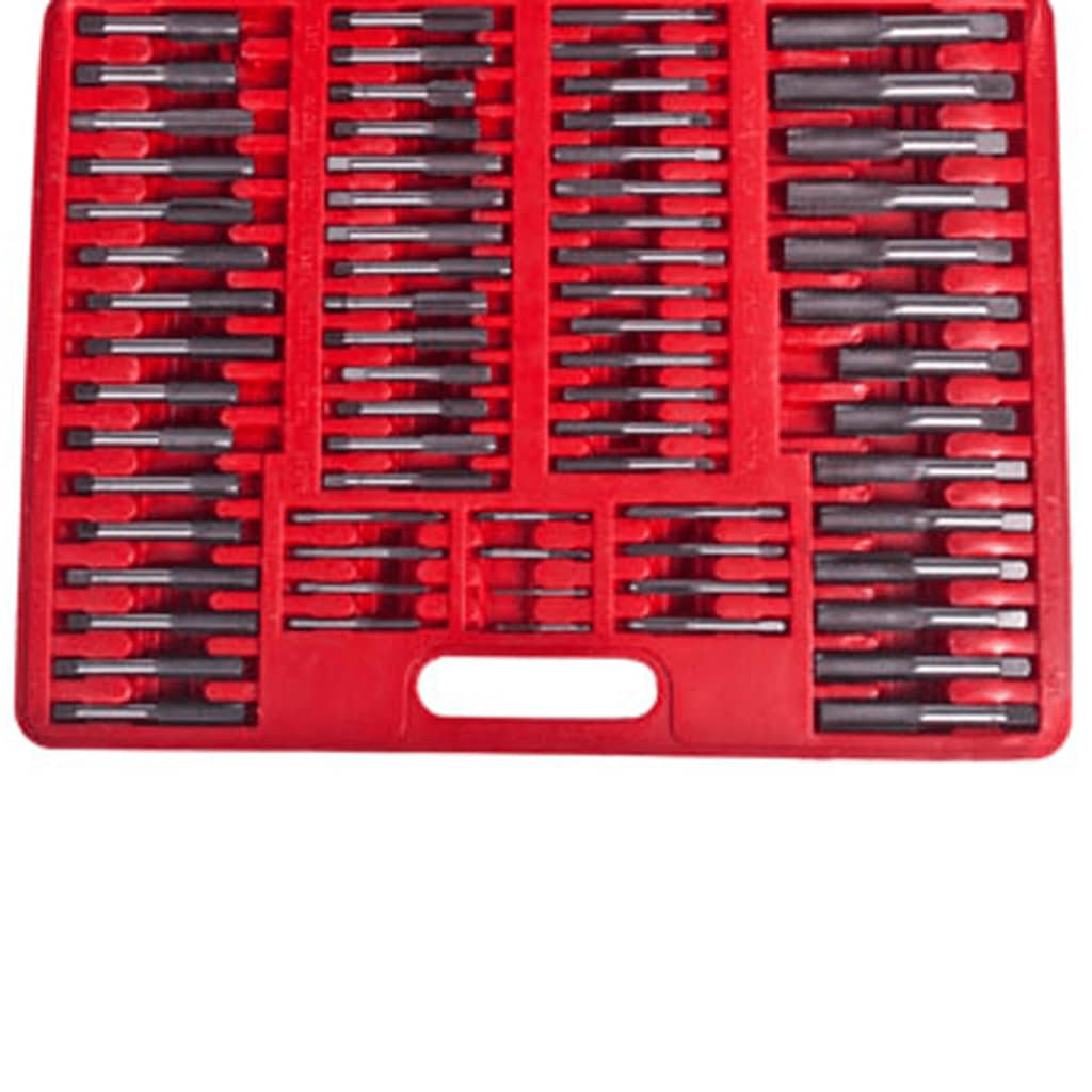 vidaXL Set de instrumente filieră și tarod, 111 piese vidaXL Set de instrumente filieră și tarod, 111 piese