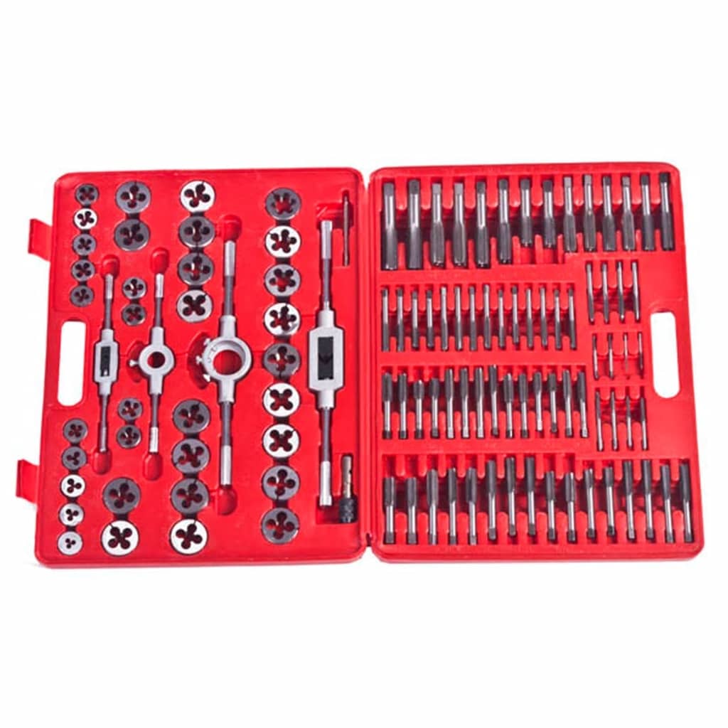 vidaXL Set de instrumente filieră și tarod, 111 piese vidaXL Set de instrumente filieră și tarod, 111 piese