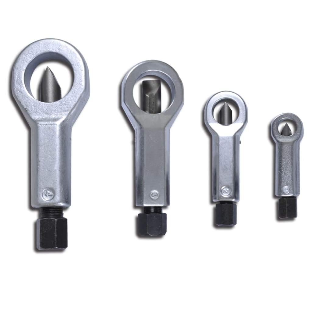 Set extractor piulițe 9mm-27mm de Îndepărtare Piulițe Rotunjite 4 buc Set extractor piulițe 9mm-27mm de Îndepărtare Piulițe Rotunjite 4 buc