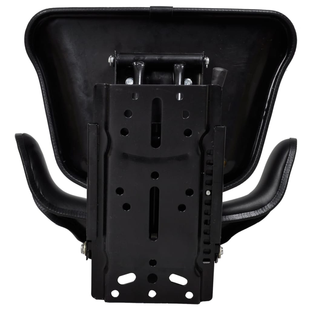 vidaXL Scaun de tractor cu suspensie, negru vidaXL Scaun de tractor cu suspensie, negru