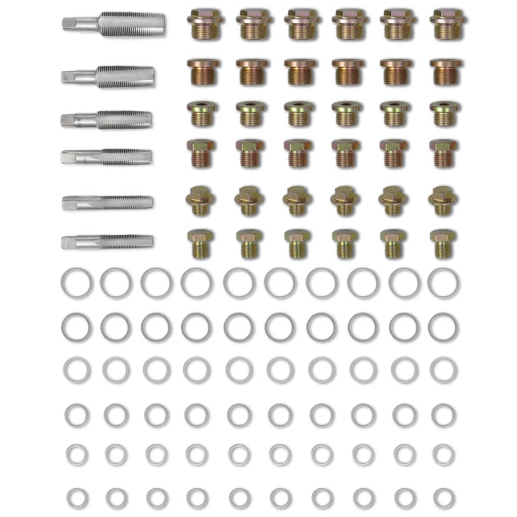 vidaXL Set reparații filet bușon baie de ulei vidaXL Set reparații filet bușon baie de ulei