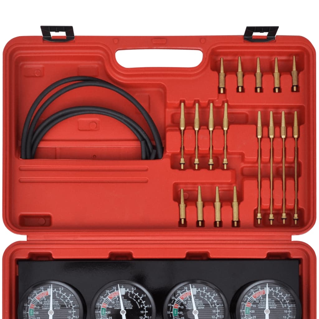 Set unelte pentru sincronizare carburator, cu manometre cu placă fixă Set unelte pentru sincronizare carburator, cu manometre cu placă fixă