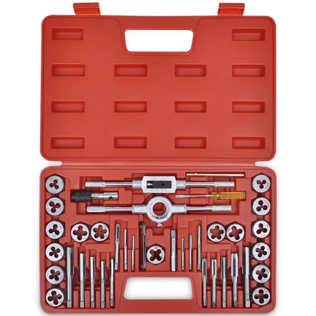 Set de filiere și tarozi, 40 piese Set de filiere și tarozi, 40 piese