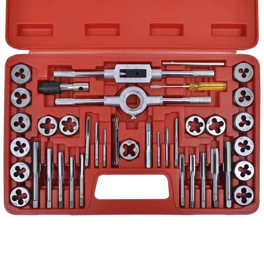 Set de filiere și tarozi, 40 piese Set de filiere și tarozi, 40 piese