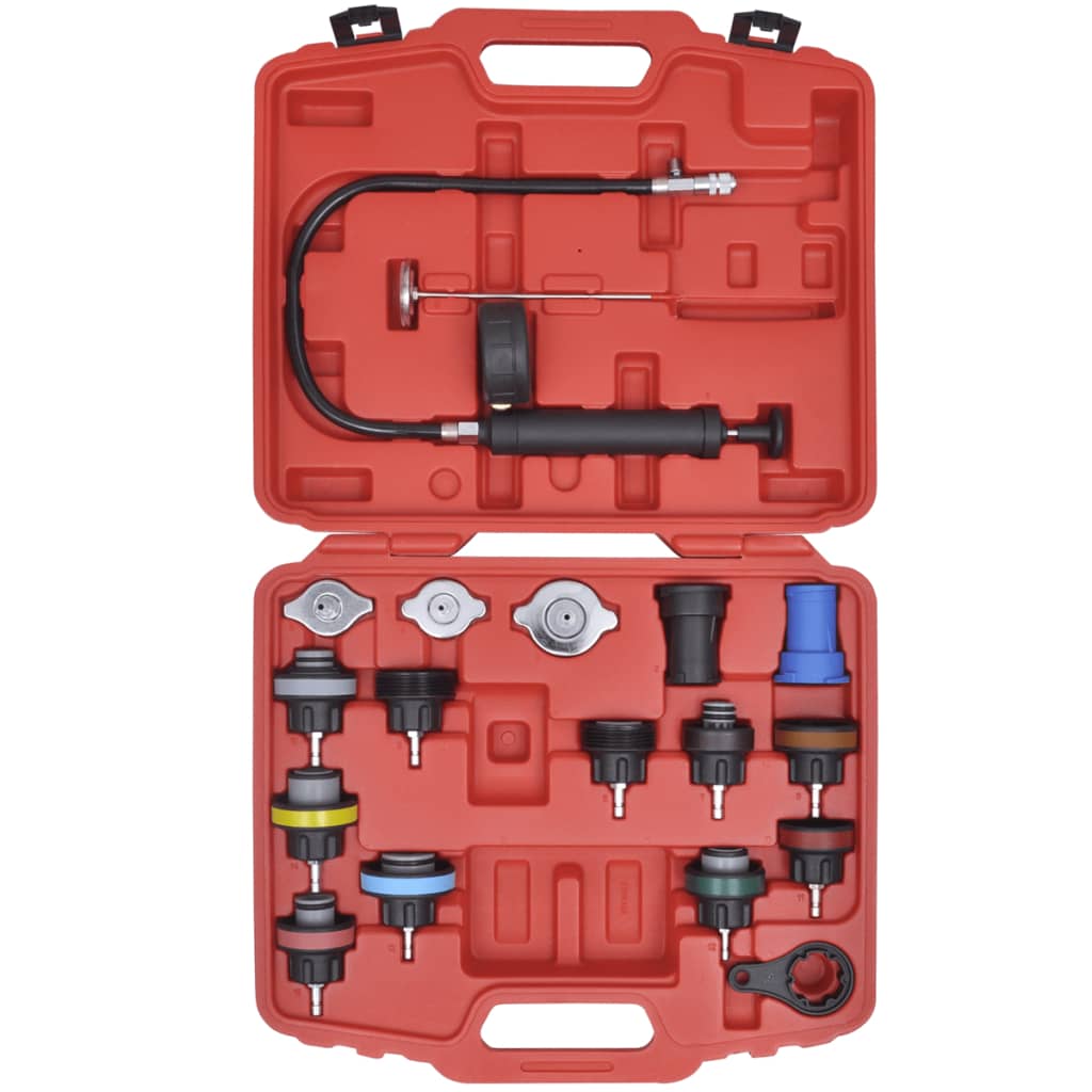 Kit tester presiune radiator, 18 buc Kit tester presiune radiator, 18 buc