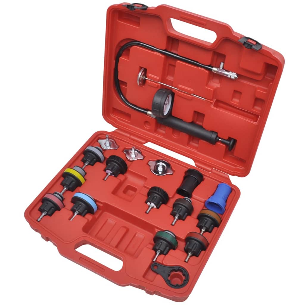 Kit tester presiune radiator, 18 buc Kit tester presiune radiator, 18 buc