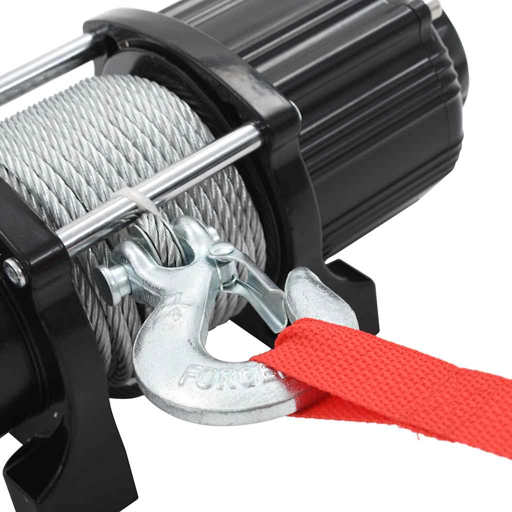 vidaXL Troliu electric cu telecomandă, 12 V, 2040 kg vidaXL Troliu electric cu telecomandă, 12 V, 2040 kg
