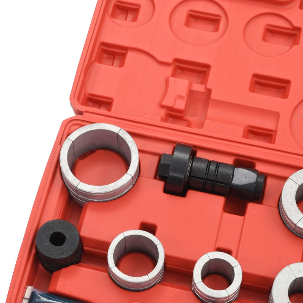 vidaXL Set expandor țevi, 8 piese, oțel nealiat și aluminiu