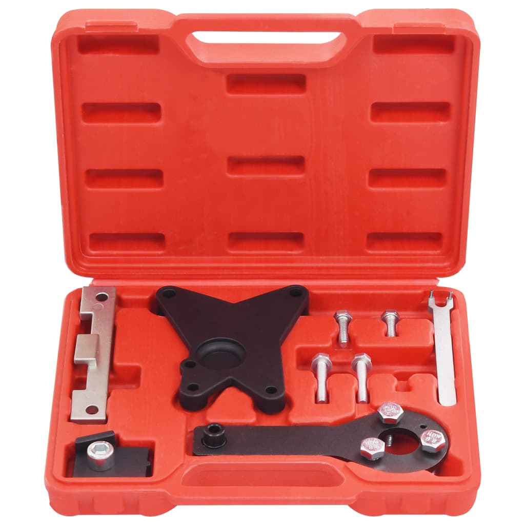 vidaXL Set scule de reglare motor, 9 piese