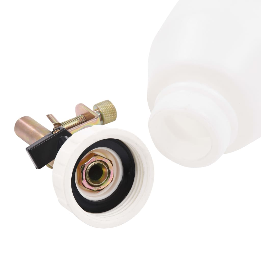 vidaXL Aparat pneumatic aerisire frâne cu sticlă de reumplere, 2 L vidaXL Aparat pneumatic aerisire frâne cu sticlă de reumplere, 2 L