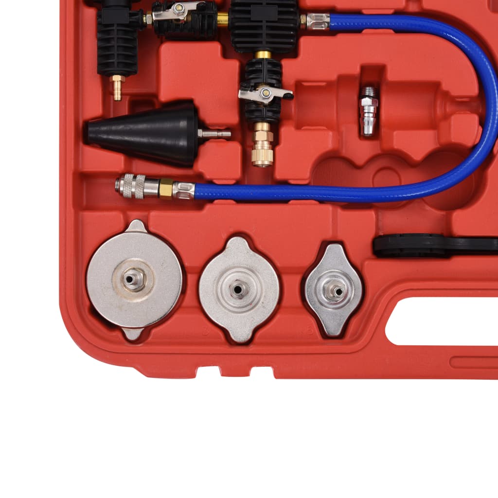 vidaXL Set testare presiune radiator și sistem de răcire, 28 piese