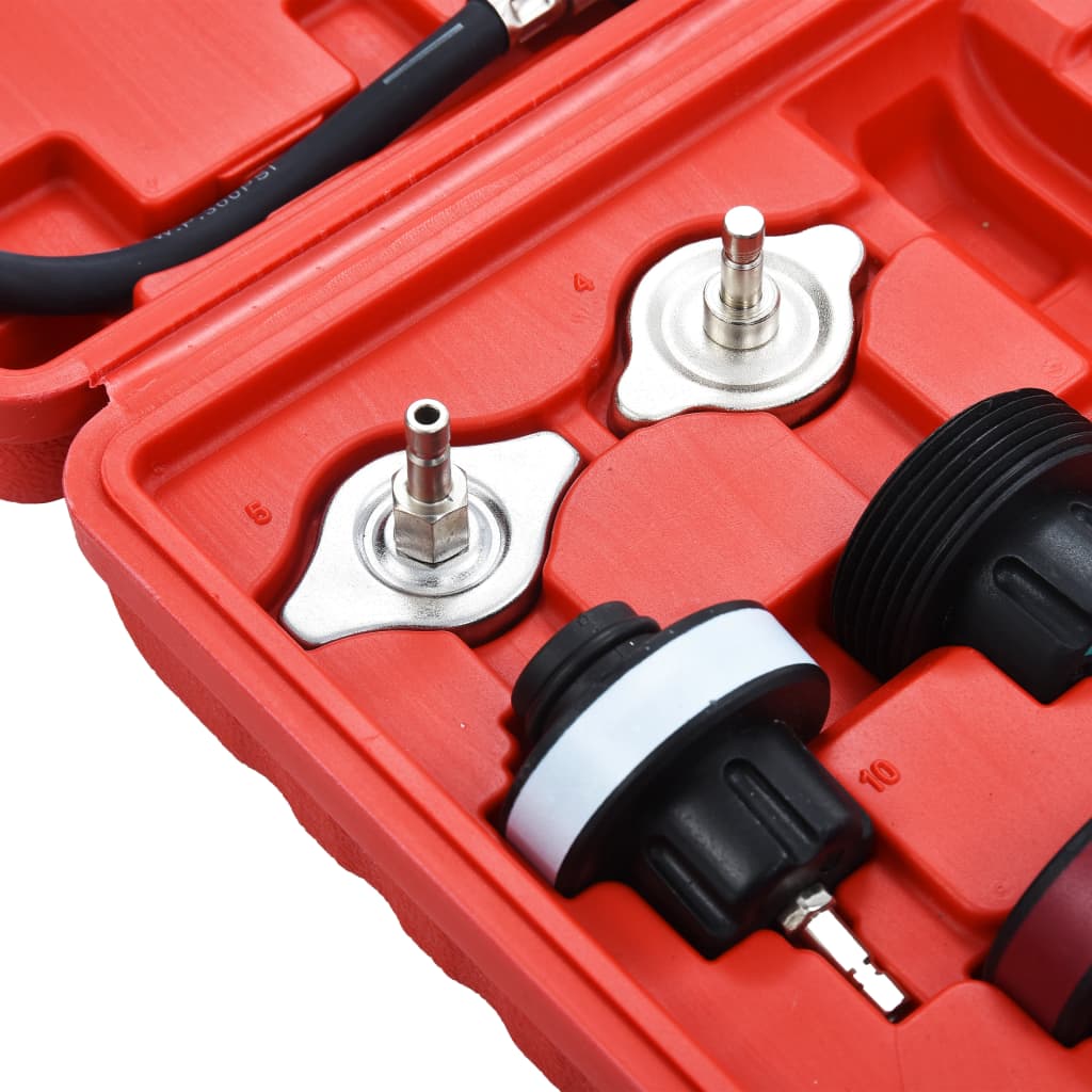 vidaXL Set testare presiune radiator și sistem de răcire, 14 piese vidaXL Set testare presiune radiator și sistem de răcire, 14 piese