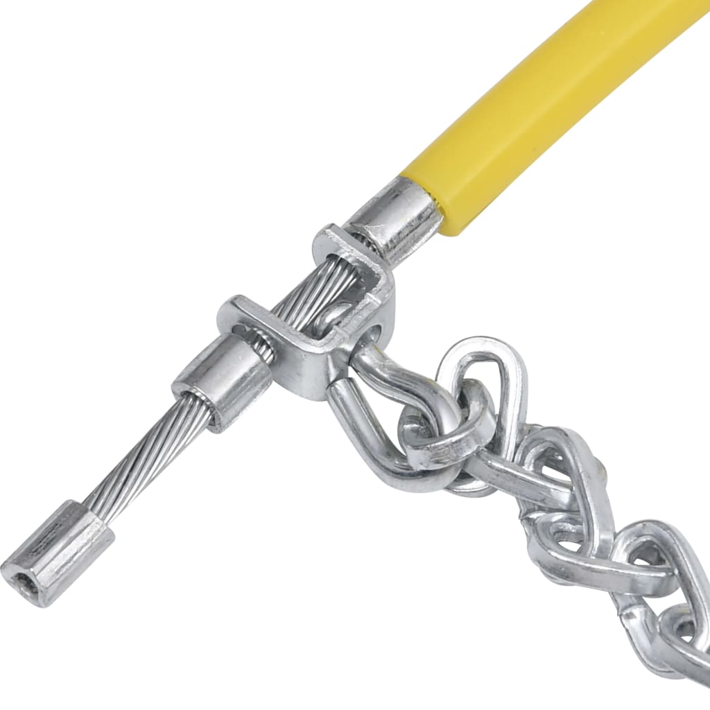 vidaXL Lanțuri antiderapante zăpadă auto, 2 buc., SUV 4x4, 16 mm, 450 vidaXL Lanțuri antiderapante zăpadă auto, 2 buc., SUV 4x4, 16 mm, 450