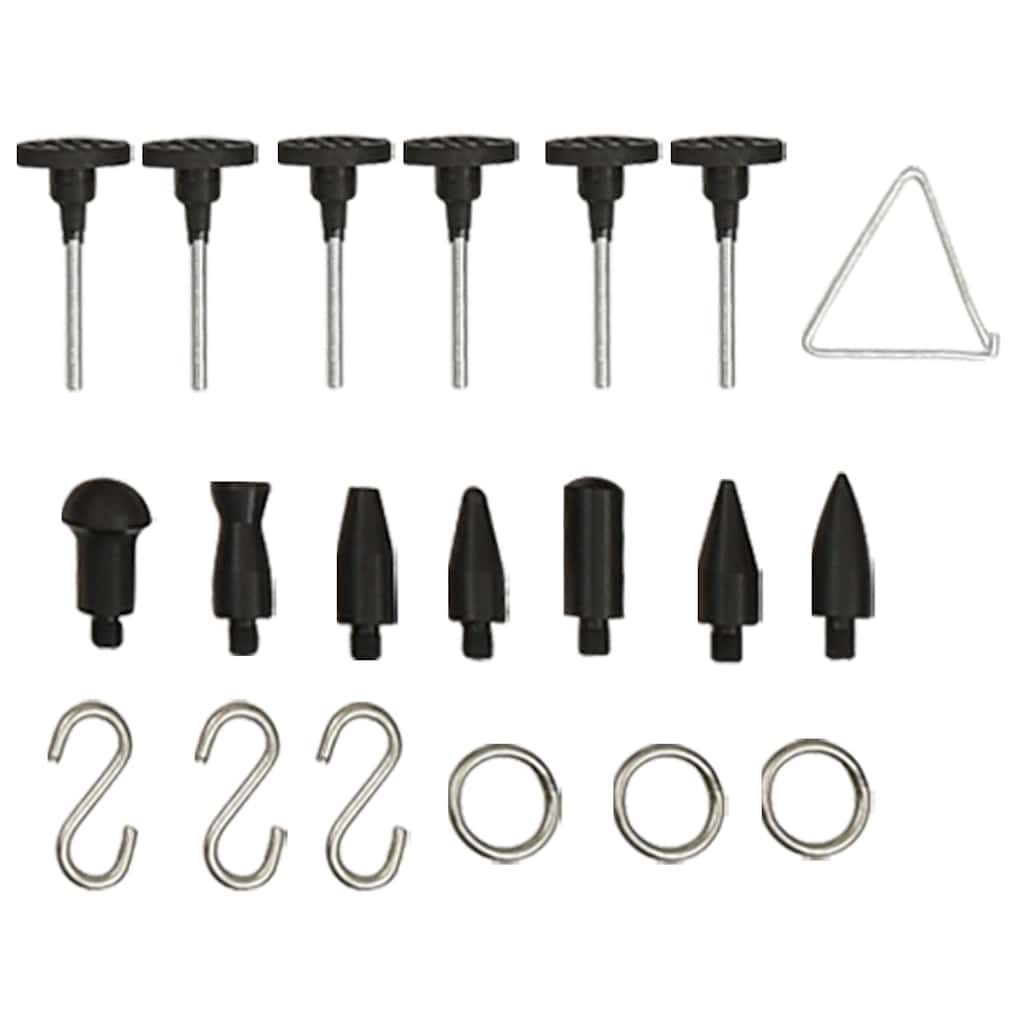 vidaXL Set unelte reparații deformări auto fără vopsea, 89 piese