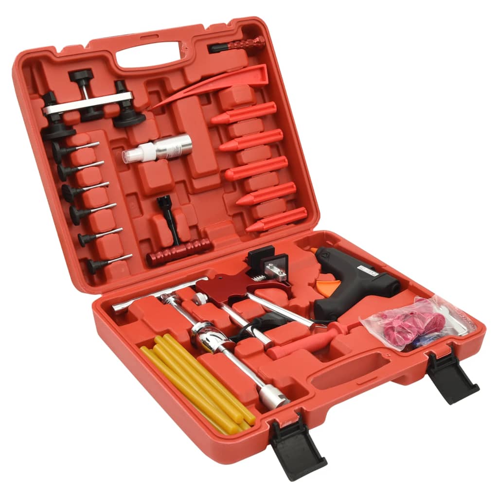 vidaXL Set reparații deformări auto, 42 piese, casetă de depozitare vidaXL Set reparații deformări auto, 42 piese, casetă de depozitare
