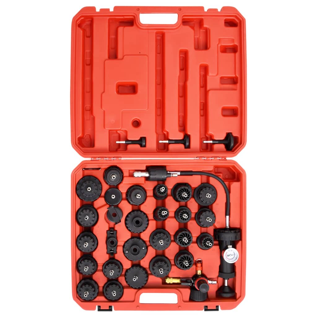 vidaXL Set manometru universal rezervor de apă pentru mașină, 32 piese