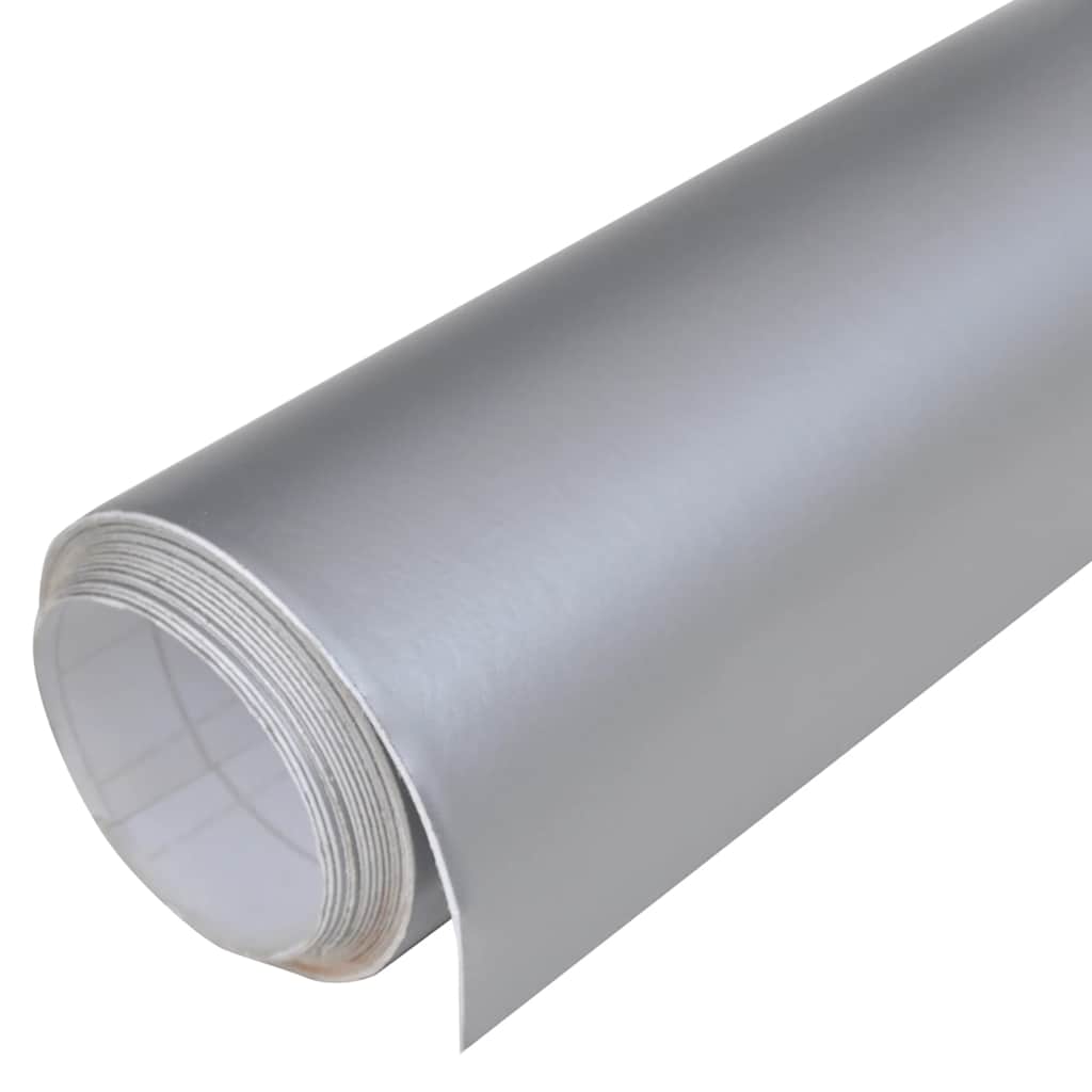 vidaXL Folie auto, argintiu mat, 100x150 cm vidaXL Folie auto, argintiu mat, 100x150 cm