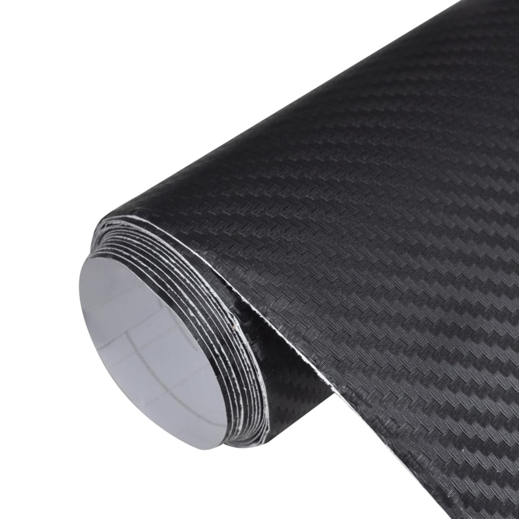 vidaXL Folii auto 3D, 2 buc., negru, 100x150 cm vidaXL Folii auto 3D, 2 buc., negru, 100x150 cm