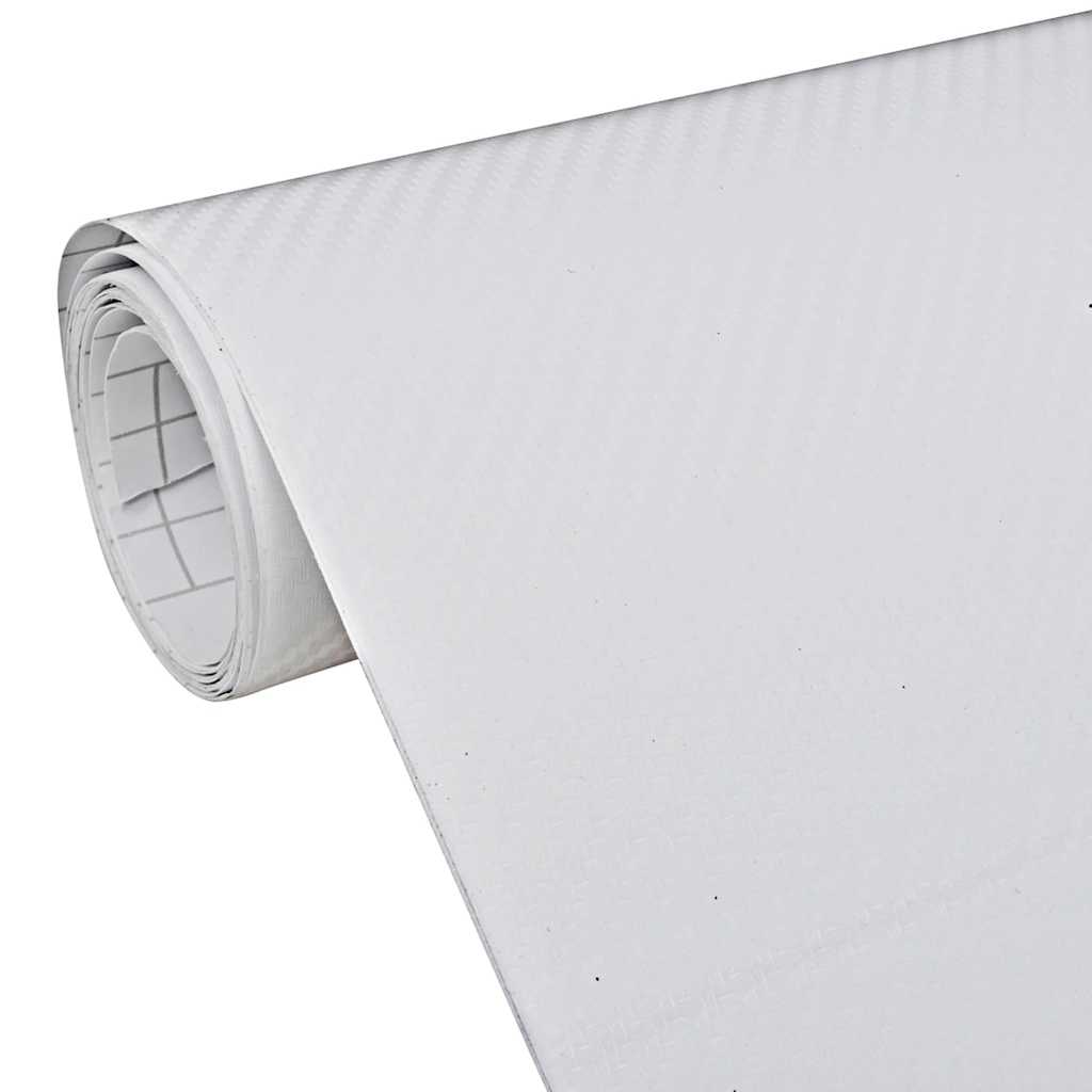 vidaXL Folie auto 3D, alb, 100x150 cm vidaXL Folie auto 3D, alb, 100x150 cm