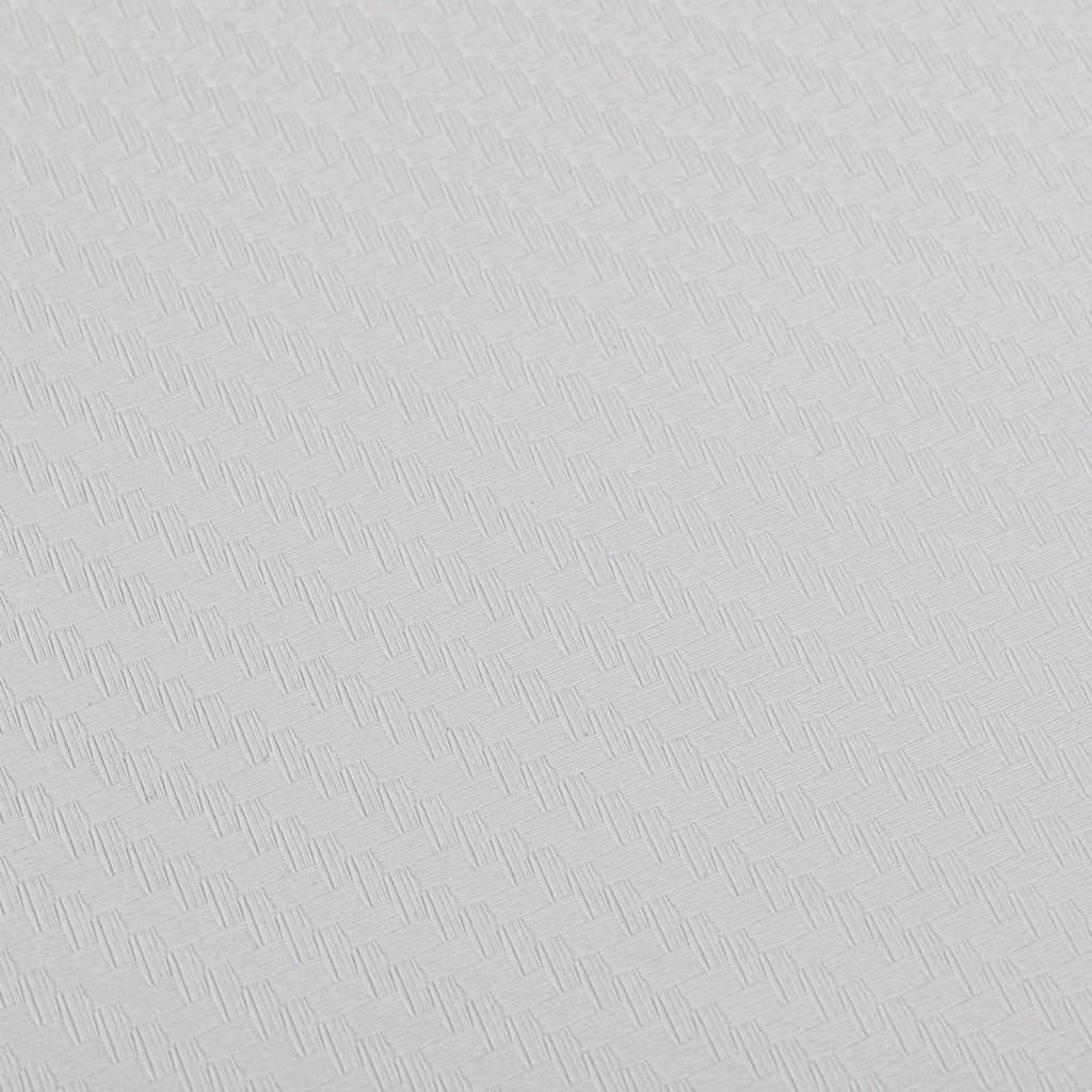 vidaXL Folii auto 3D, 2 buc., alb, 100x150 cm + 50x150 cm vidaXL Folii auto 3D, 2 buc., alb, 100x150 cm + 50x150 cm