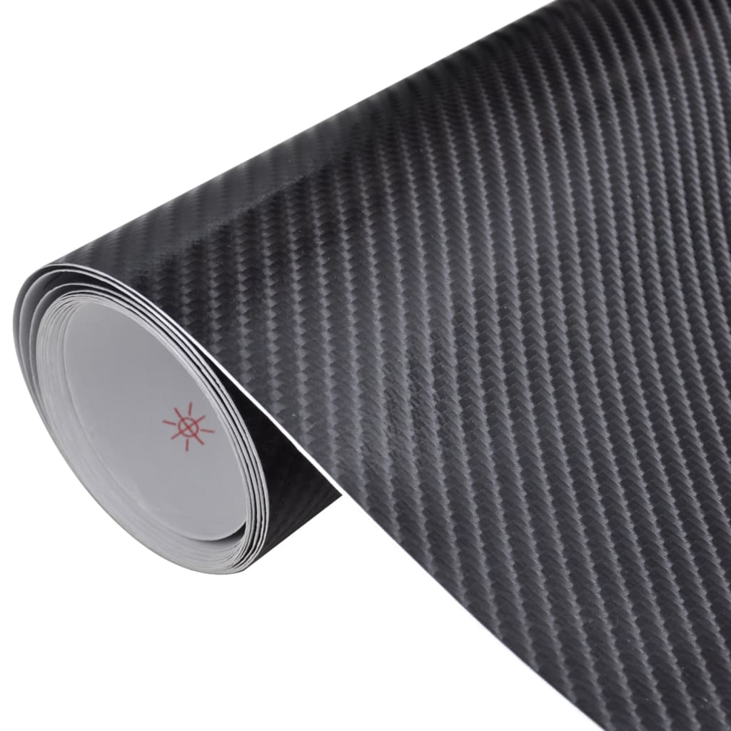 vidaXL Folii auto 4D, 2 buc., negru, 100x150 cm + 50x150 cm vidaXL Folii auto 4D, 2 buc., negru, 100x150 cm + 50x150 cm