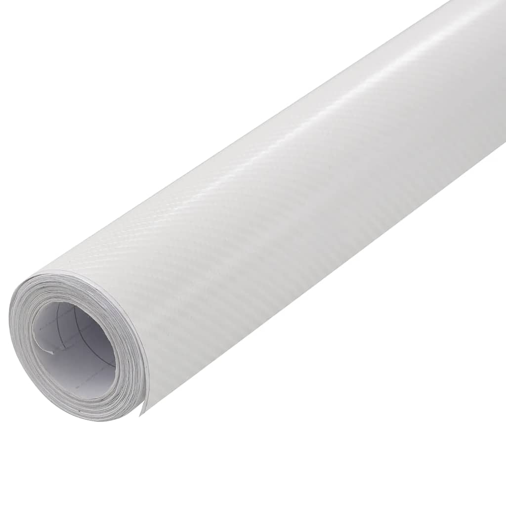 vidaXL Folii auto 4D, 2 buc., alb, 100x150 cm + 50x150 cm vidaXL Folii auto 4D, 2 buc., alb, 100x150 cm + 50x150 cm