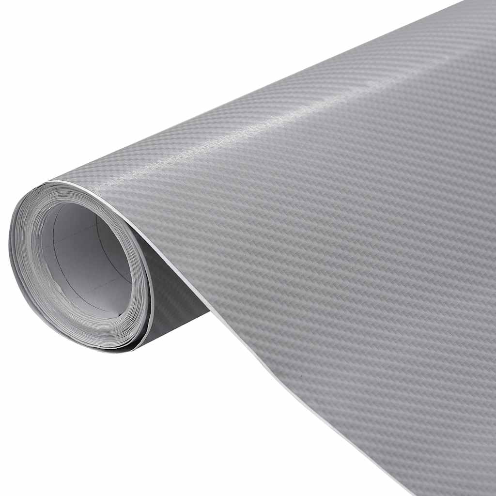 vidaXL Folie auto 4D, argintiu, 100x150 cm vidaXL Folie auto 4D, argintiu, 100x150 cm