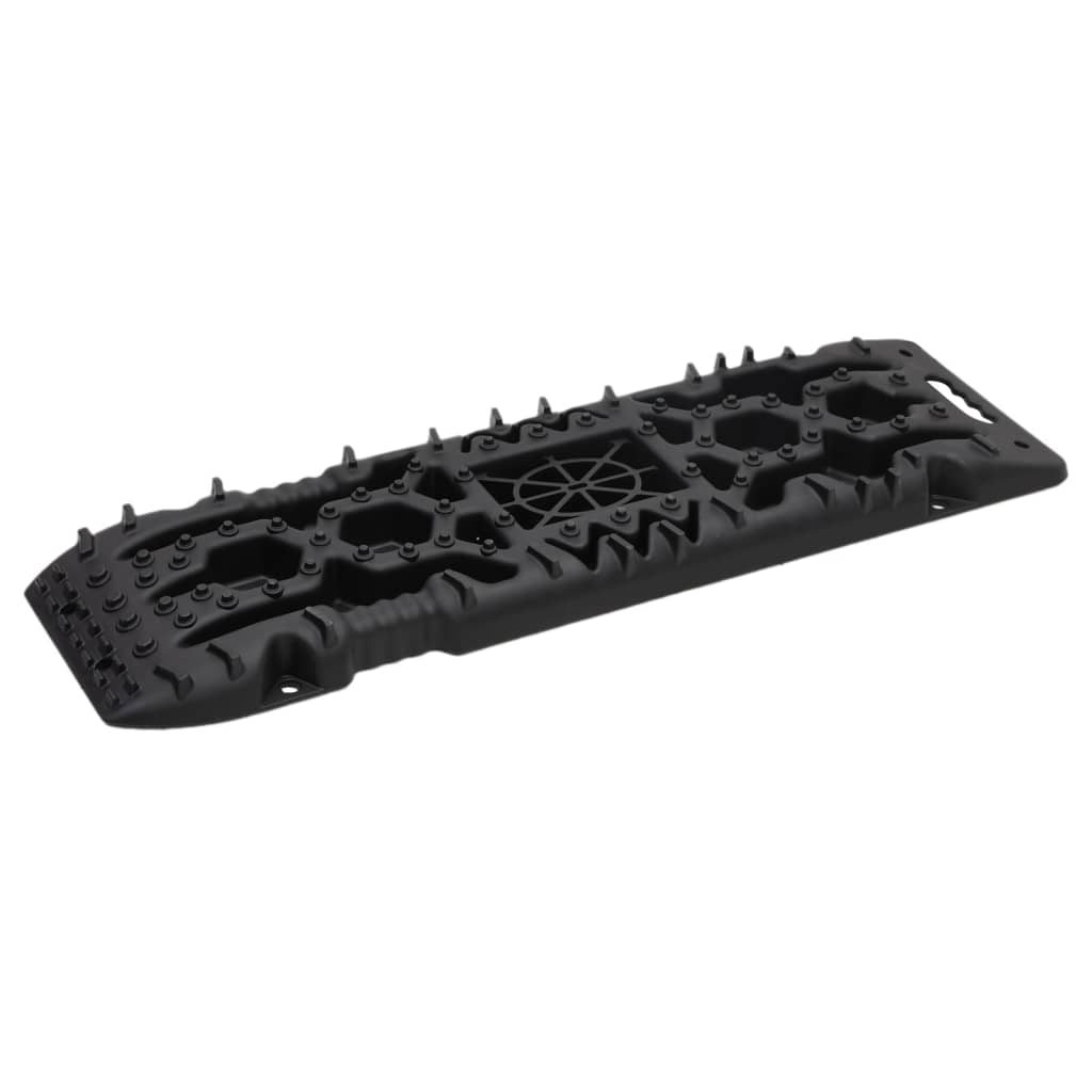 vidaXL Plăci de tracțiune, 2 buc., negru, 107x31x7 cm, nailon vidaXL Plăci de tracțiune, 2 buc., negru, 107x31x7 cm, nailon