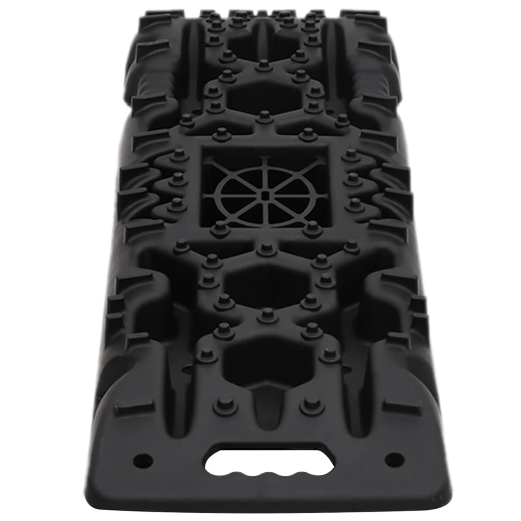 vidaXL Plăci de tracțiune, 2 buc., negru, 107x31x7 cm, nailon vidaXL Plăci de tracțiune, 2 buc., negru, 107x31x7 cm, nailon