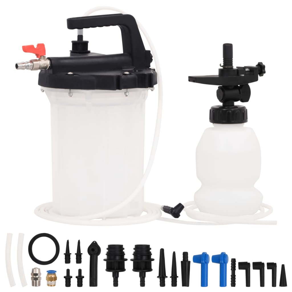 vidaXL Purjor de frână, alb și negru, 3 L vidaXL Purjor de frână, alb și negru, 3 L