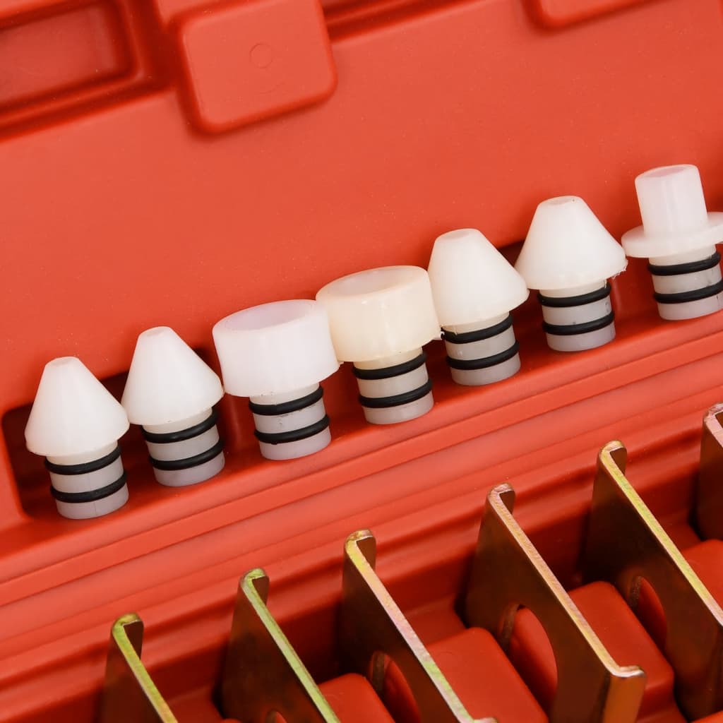 vidaXL Set detector de scurgeri pentru aer condiționat roșu 36x27x9 cm