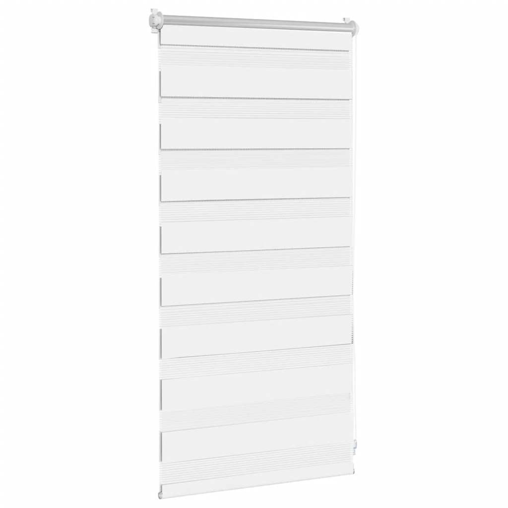Jaluzea tip zebra, 40 x 100 cm, alb