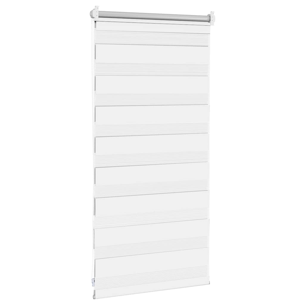 Jaluzea tip zebra, 40 x 100 cm, alb