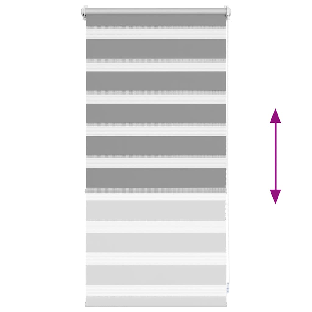 Jaluzea tip zebra, 40 x 100 cm, gri Jaluzea tip zebra, 40 x 100 cm, gri