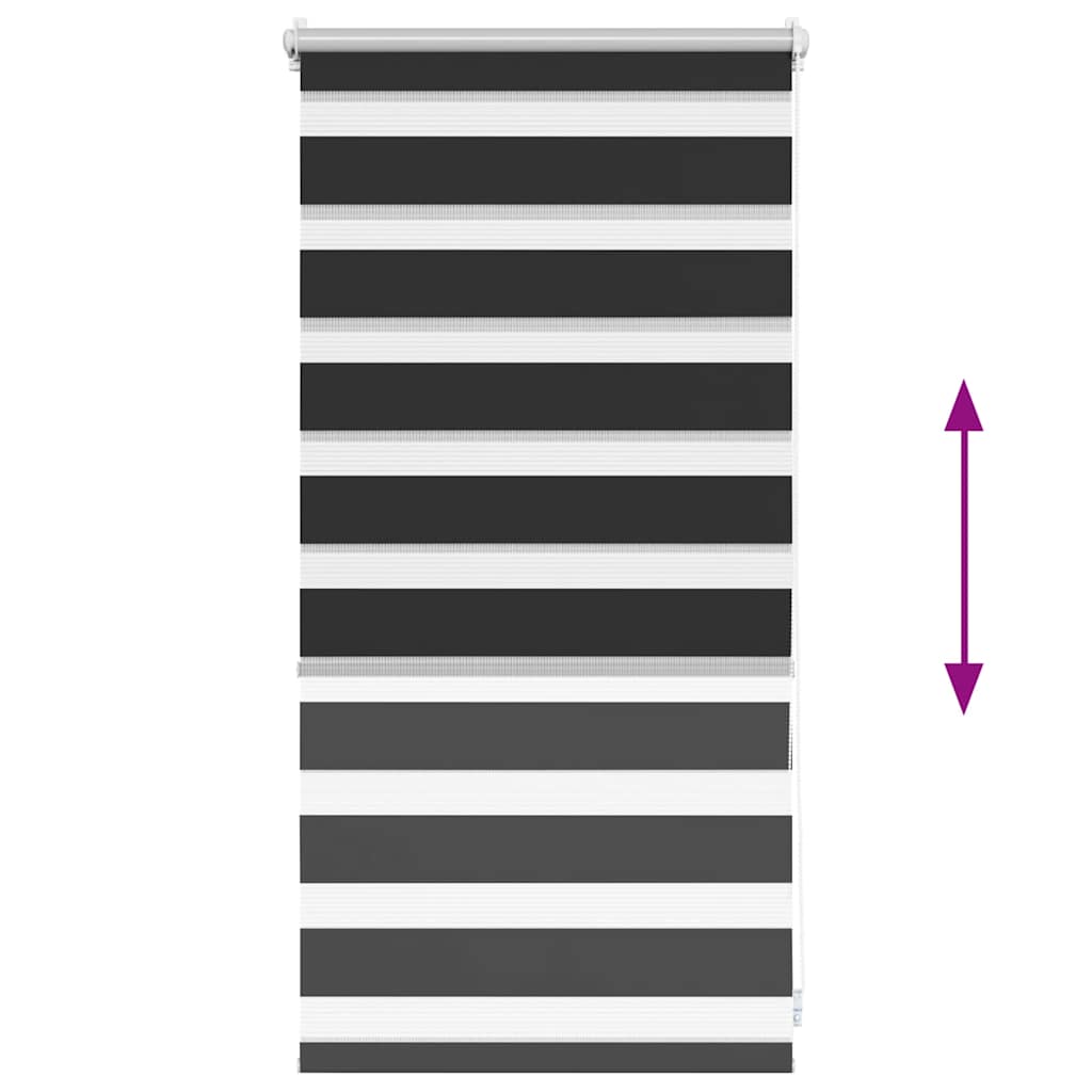 Jaluzea opacă tip zebră, 40 x 100 cm, negru Jaluzea opacă tip zebră, 40 x 100 cm, negru