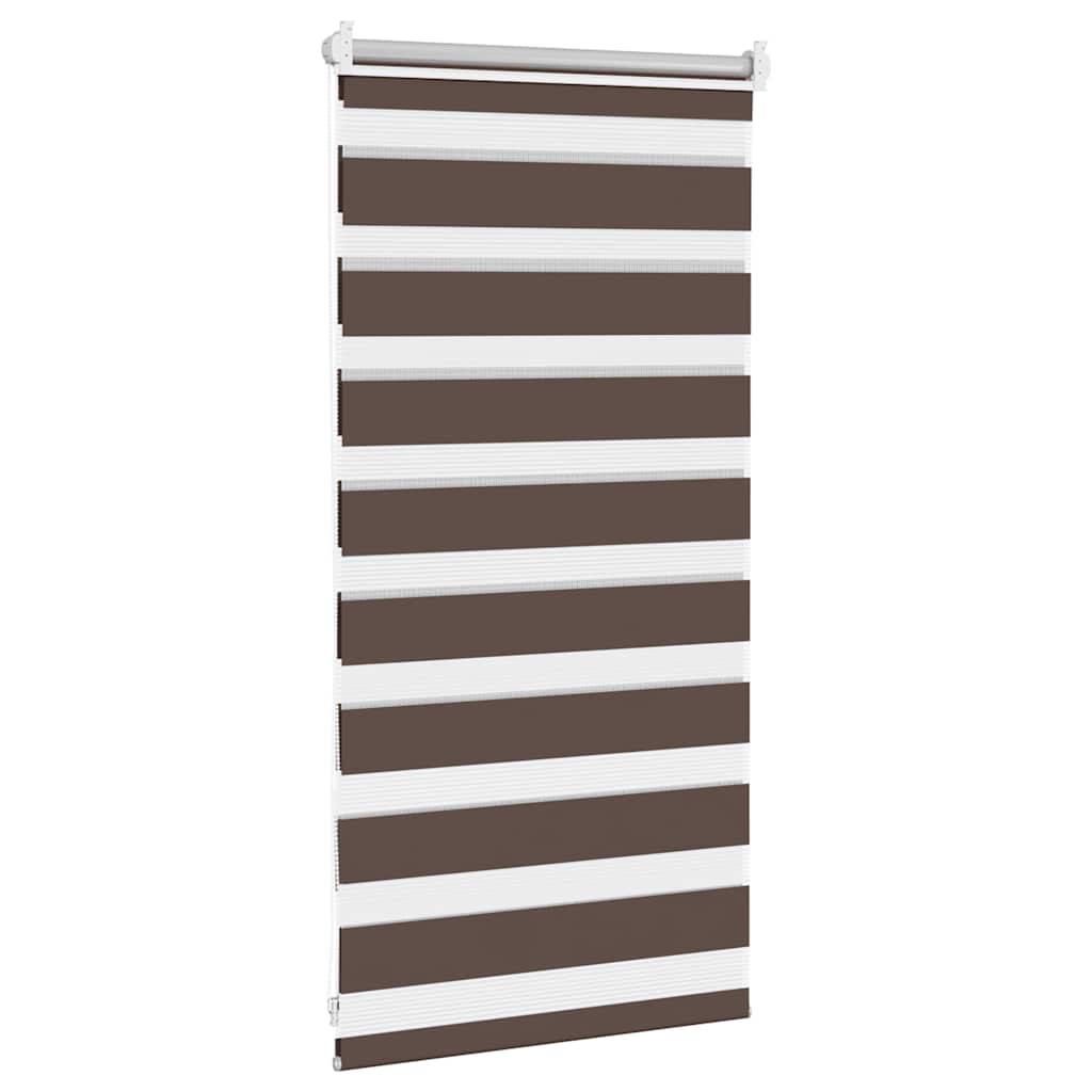 Jaluzea opacă tip zebră, 40 x 100 cm, cafeniu Jaluzea opacă tip zebră, 40 x 100 cm, cafeniu