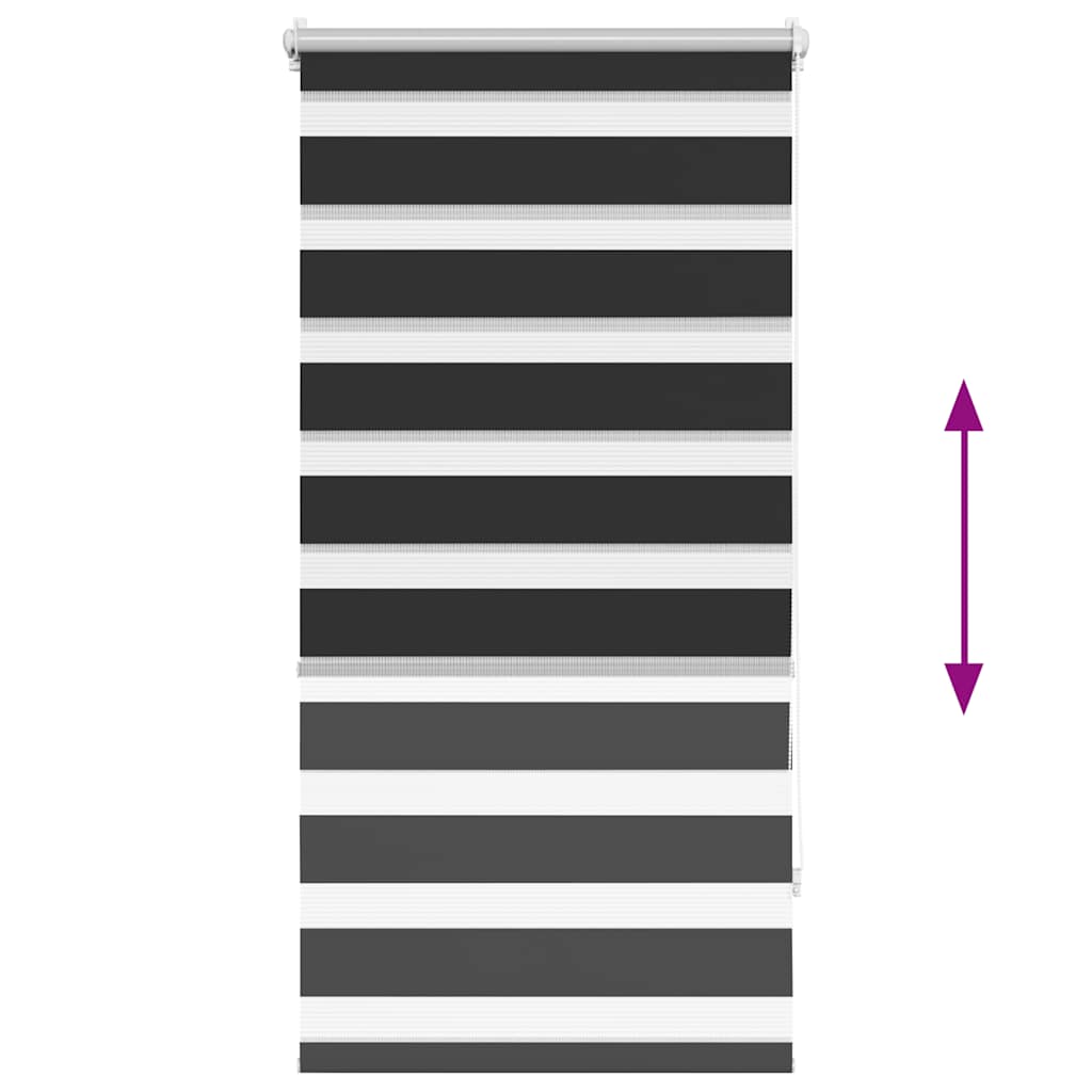 Jaluzea tip zebră, 60 x 120 cm, negru Jaluzea tip zebră, 60 x 120 cm, negru